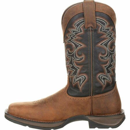 Durango Rebel by Pull-on Western Boot, Chocolate/Midnight, W, Size 8 DDB0135